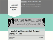 Tablet Screenshot of bodyart-gronauleine.de